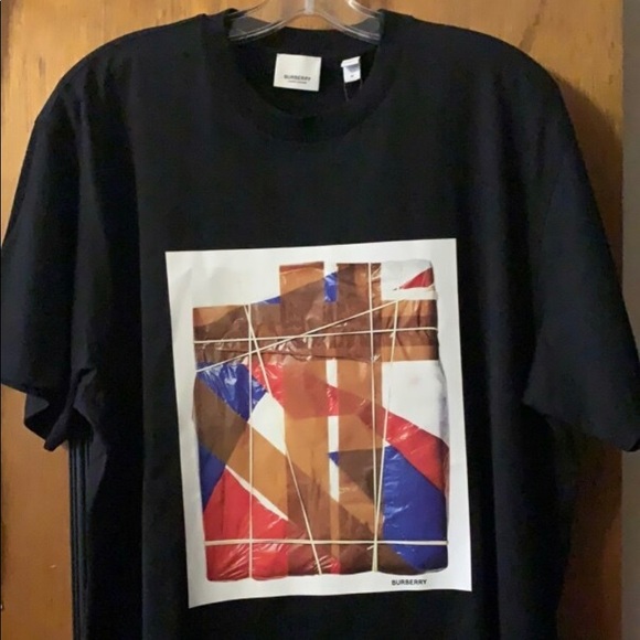 Burberry Tape Détail T-Shirt